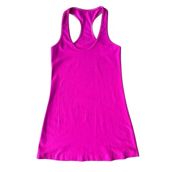 Lululemon Cool Racerback In Raspberry Glo Light Size 4 - Picture 3 of 8